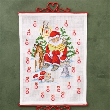 Julekalender – Julemanden læser for dyrene
